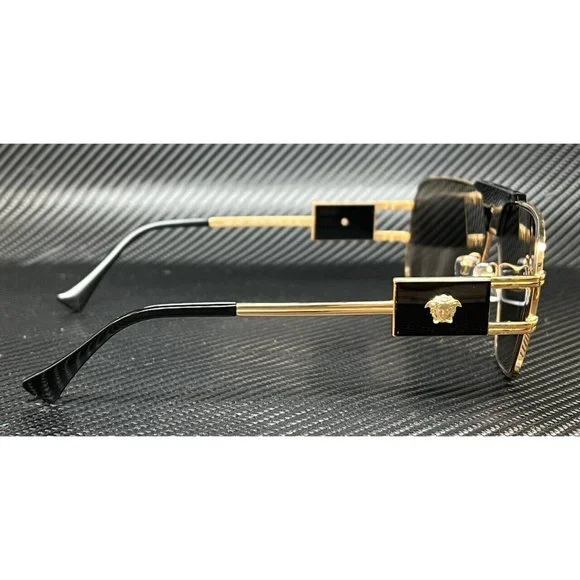 Versace Black Mens 63mm Sunglasses New - Picture 3 of 4